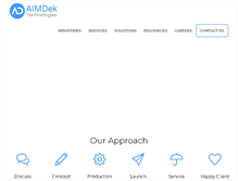 Tablet Screenshot of aimdek.com